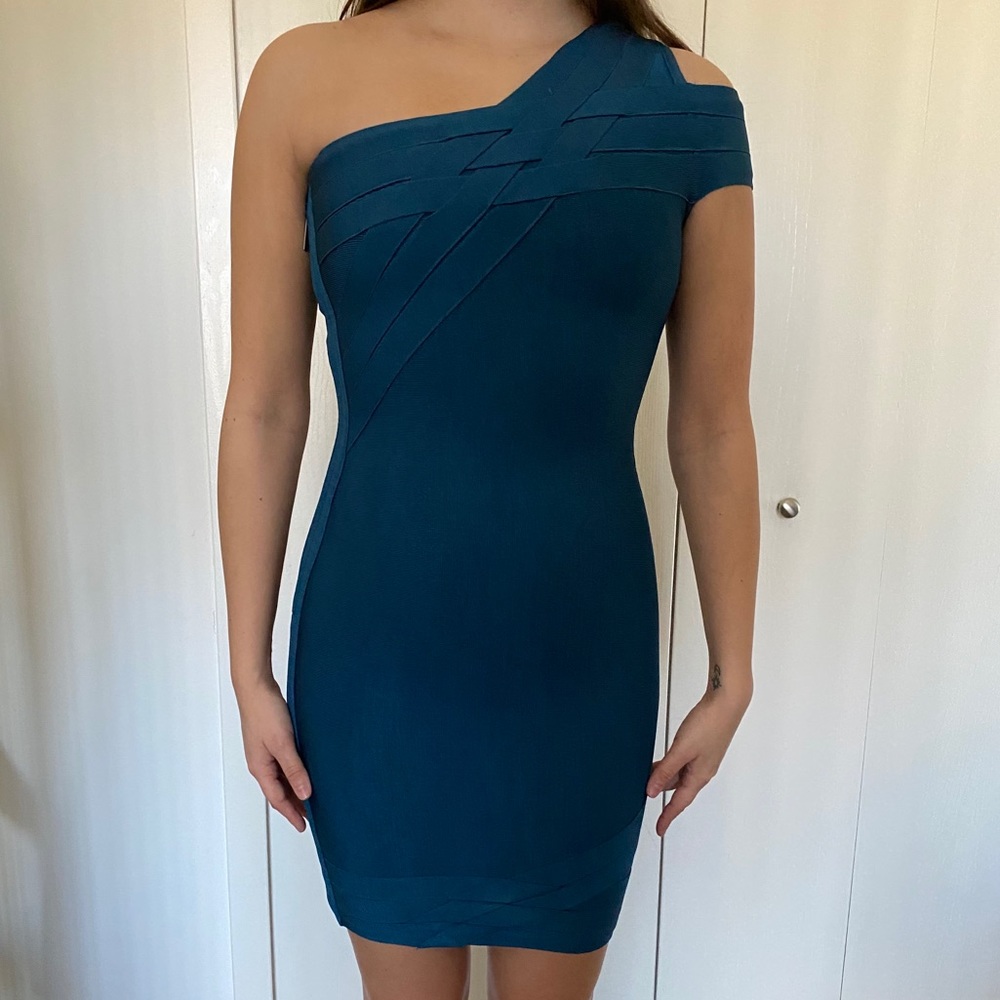 Blue Body con Dress